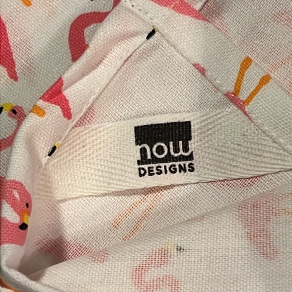 flamingo gift bundle: acrylic stemless wine, dishtowel, 3-D flex straw x20-NWT - Picture 12 of 13